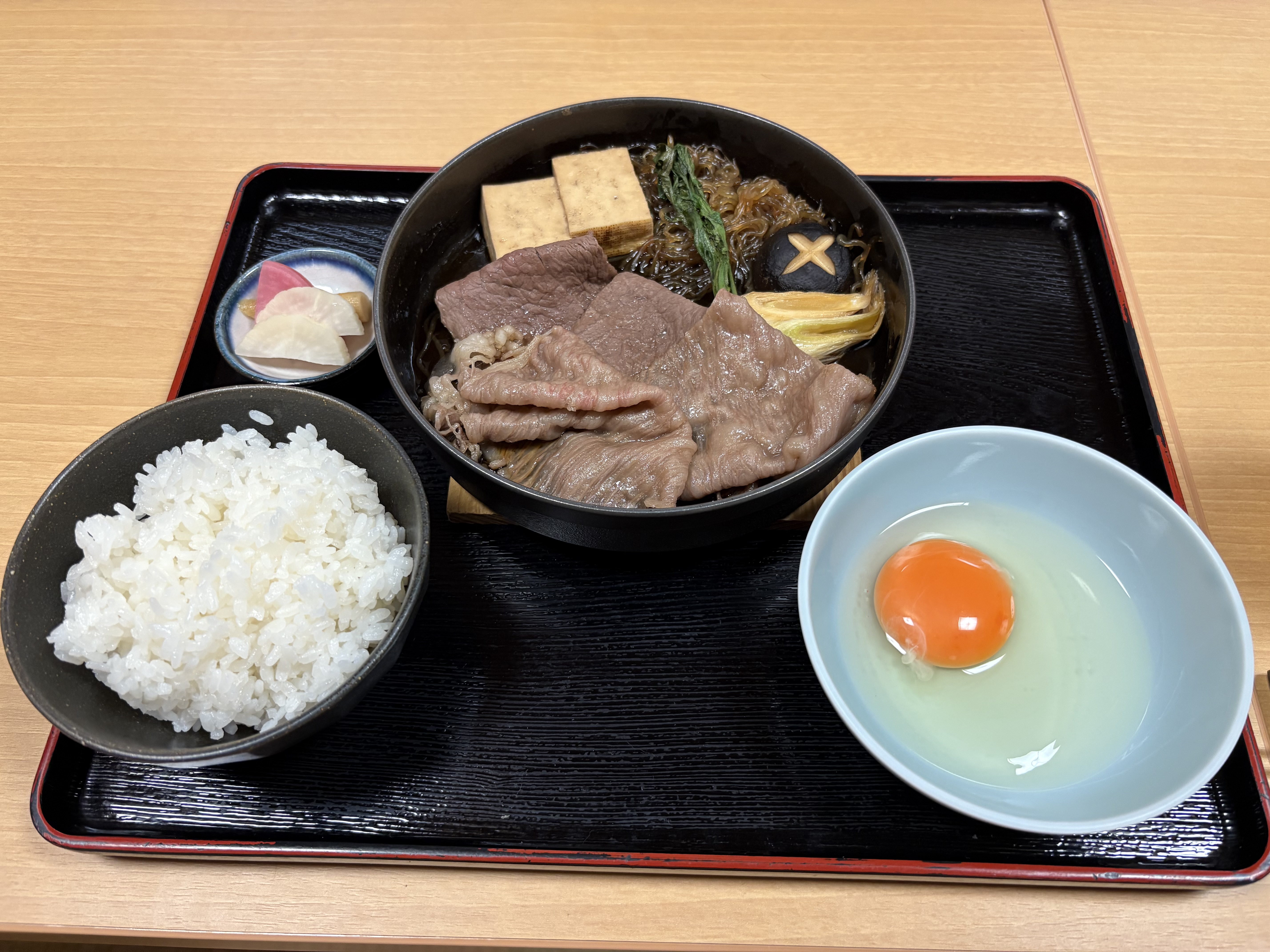 Authentic gyudon beef bowl set lunch experience in Tokyo