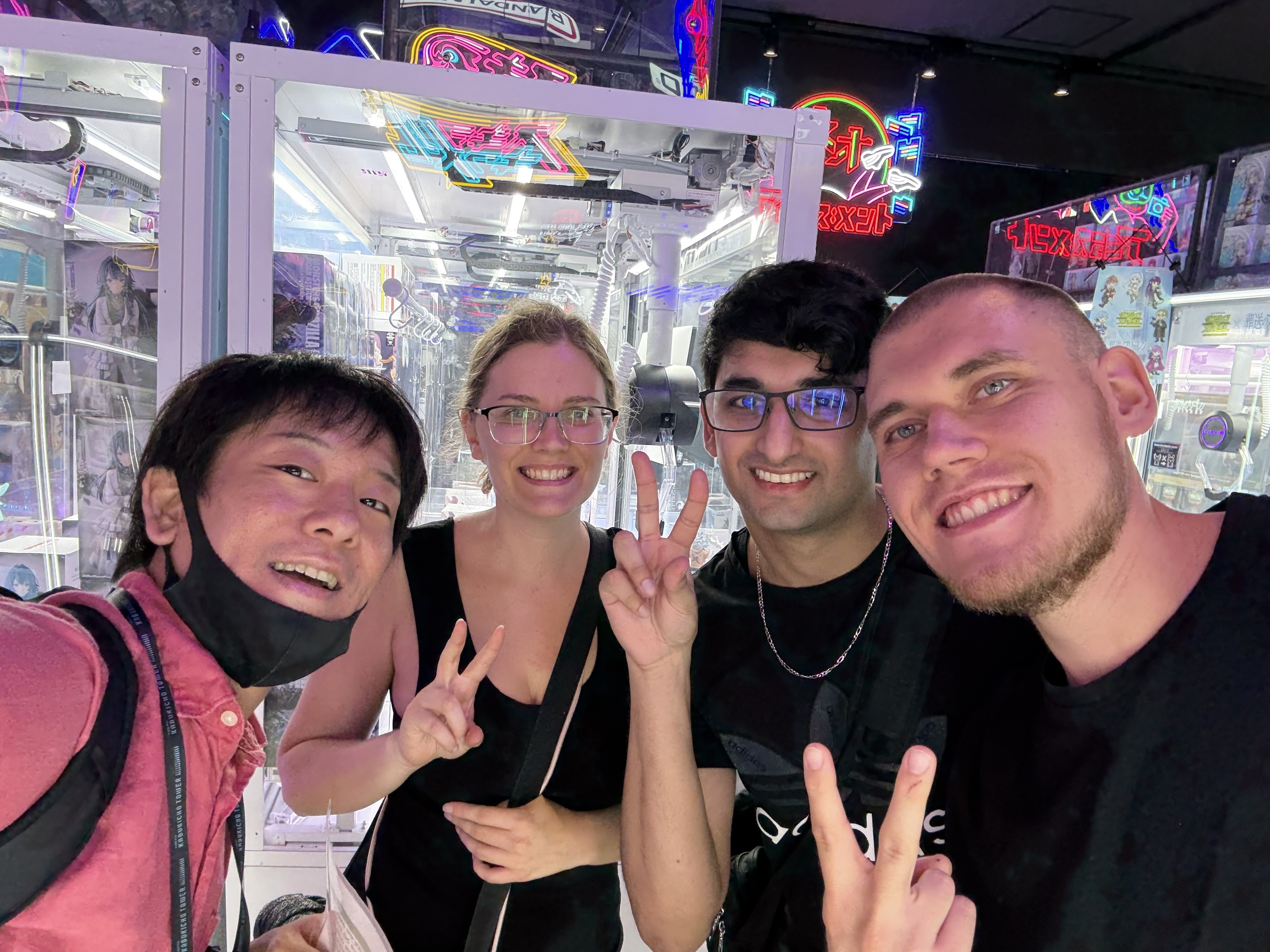 Akihabara arcade tour with international guests and private guide in Tokyo