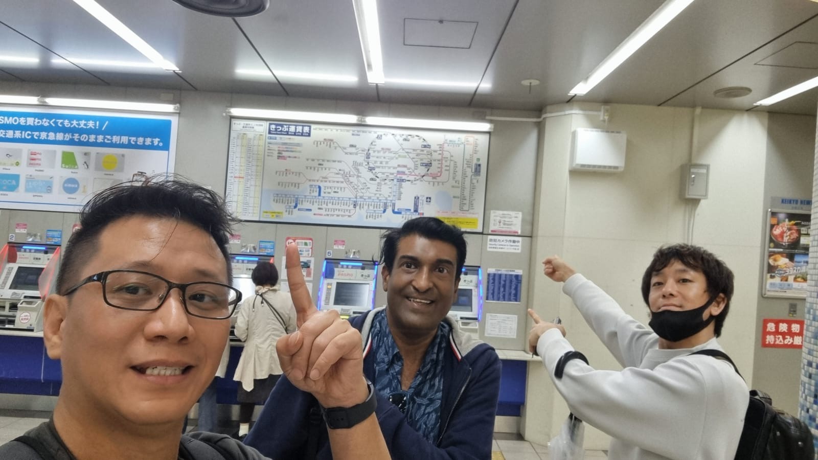 Helping international guests navigate Tokyo train station — private tour guide service